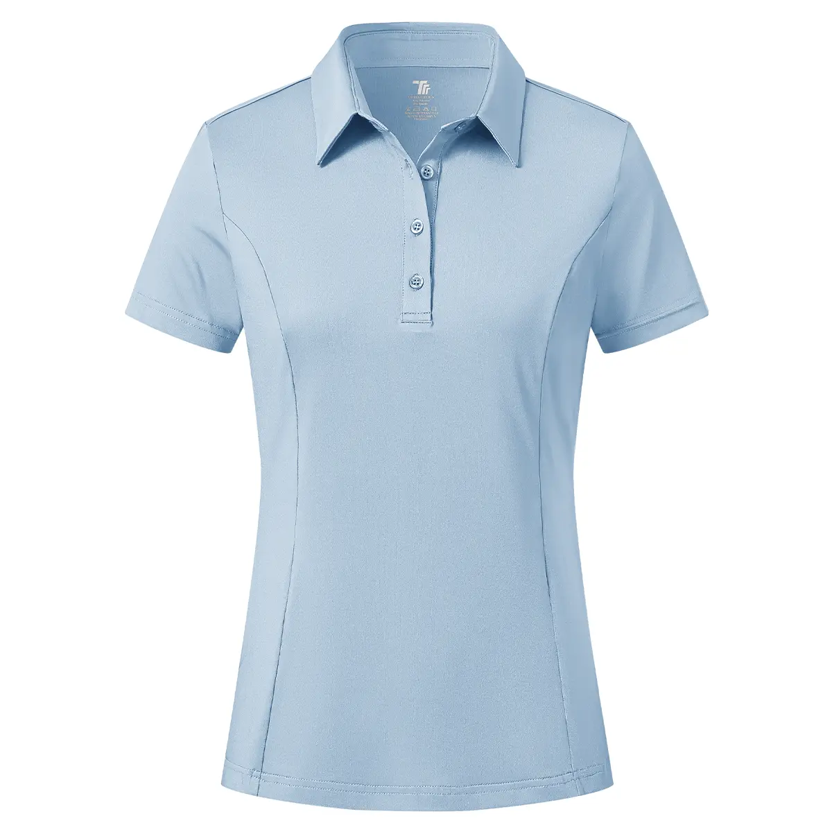 YSENTO Women's Polo Shirts Golf Tennis Shirts Short Sleeve 3 Buttons Collared Casual Top UV Sun Protection Dry Fit
