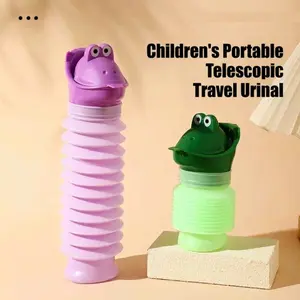 2-Pack Collapsible Portable Urinal for Car Travel, Leakproof Expandable Pee Bottle for Men Women Kids, Compact Lightweight Emergency Toilet, Durable Reusable Design Easy Clean for Camping Hiking Road Trip Outdoor Use