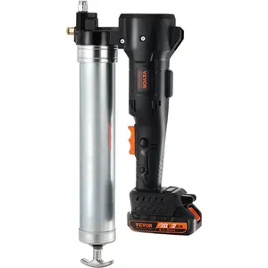 Spring new arrivals Cordless Grease Gun, 20-Volt, 10,000 PSI, 39" Long Hose, Electric Grease Gun Kit Professional High Pressure Battery Powered Grease Gun with Carrying Case, Battery and Charger Included, Black