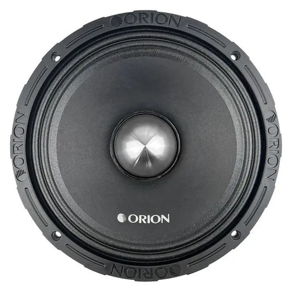 ORION HCCA1054NHP 10 In High Efficiency Paper Cone Midrange Car Speaker - 98mm/3.86in Size, 116 Hz-5.5 kHz Frequency, 2800W Peak Drive, 200W+ Power, 10.43" Overall Fit, Billet Phase Plug, UPC:818550013469, for Car Audio System