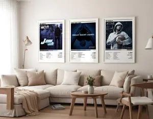 JCole Bundle Set of 3, Album Music Poster Covers Print  ,No Frame