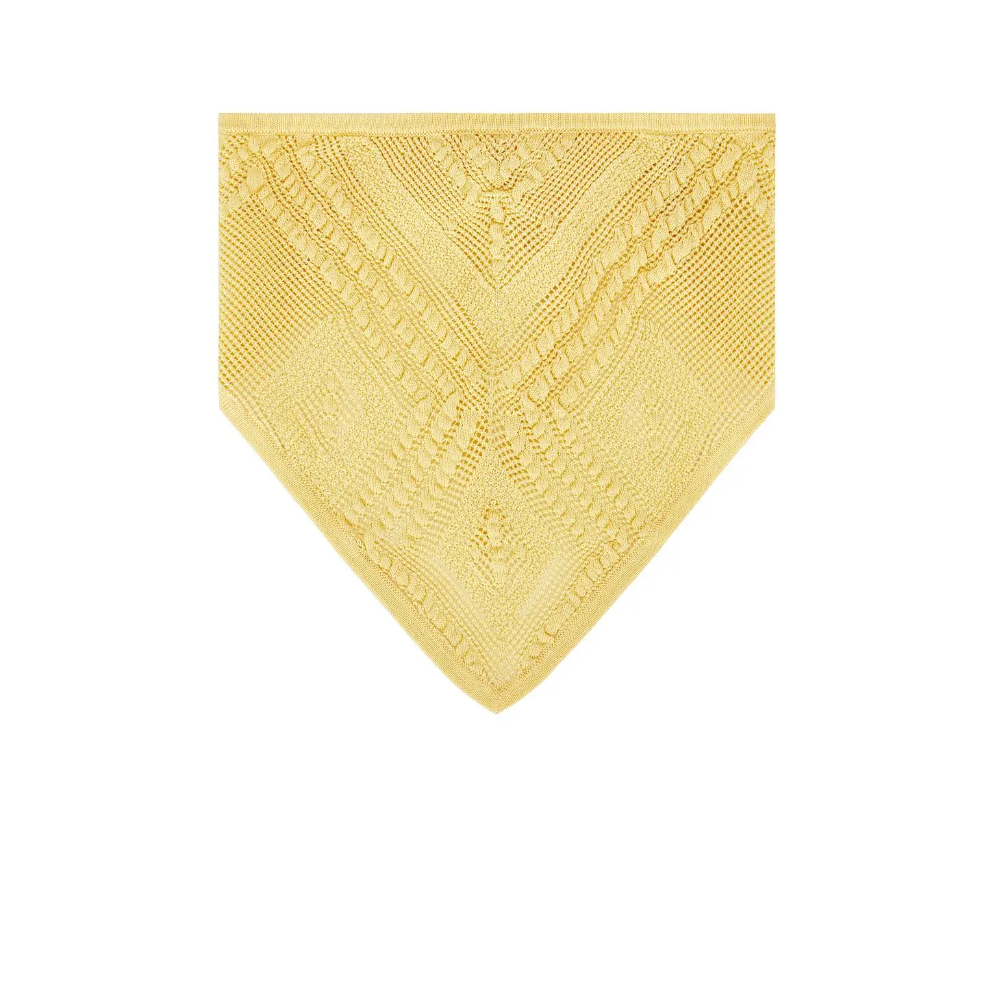 DEVON WINDSOR Crochet Bandana in Lemondrop