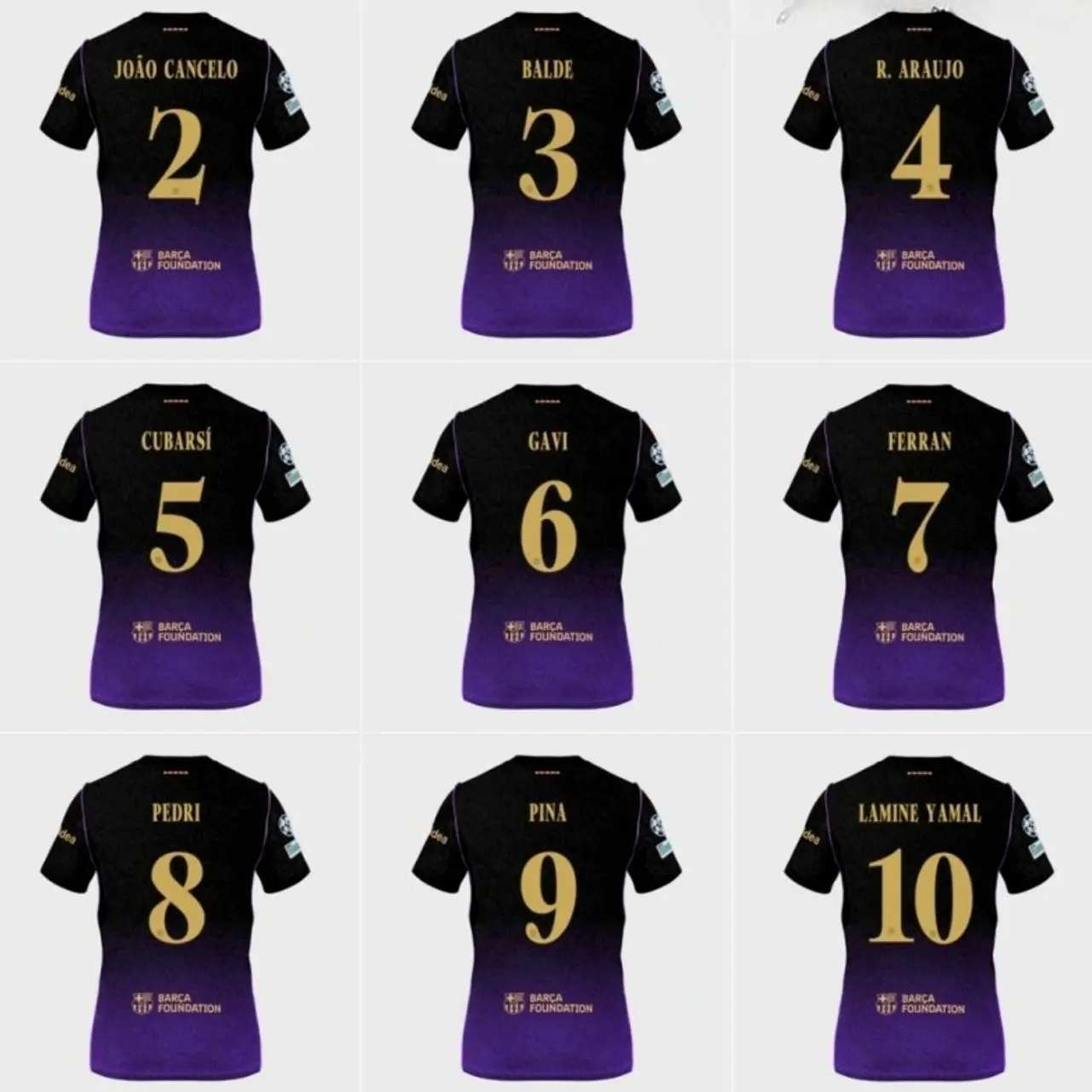Unisex Soccer Jersey Black and Purple Striped Soccer Mamba Mentality Jersey #11 Raphinha Fan Style Football Shirt 2026/2027 QD