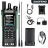 Battery Baofeng UV-32 Portable Walkie Talkie 10W Long Range Rechargeable NOAA Weather Receiver 5RM K5 PLUS Tactical Digital Walkie Talkie Two-Way Radio with GPS, 10w APP Programming, Rechargeable 2500mah, USB-C Charging for Hunting Camping Survival Gear