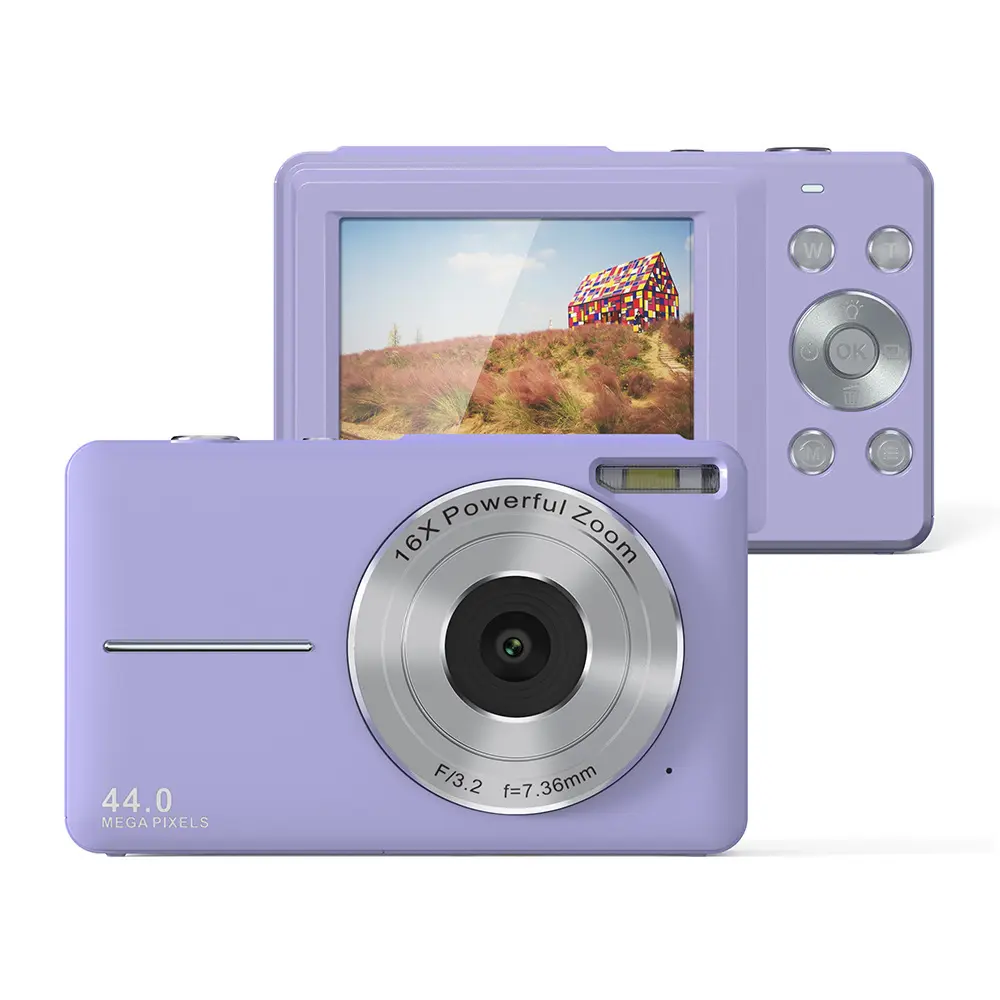 Unisex HD Digital Compact Mini Point & Shoot Body Camera - Stylish and Cute Appearance, User-Friendly Interface, Beauty Mode, USB Recording, Supports Photo and Video Recording, Ideal for Novice Students, Selfie Camera