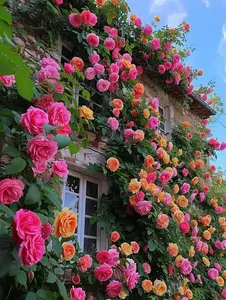 500 Pcs Mixed  Roses Climbing Rose -  Rose Bushes Ready to Plant to Garden or outdoor