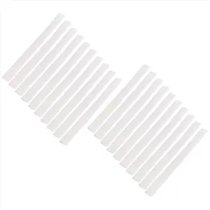 20 PCS Cosmetic Make Up Brushes Guards Mesh Protectors Cover Sheath Net White