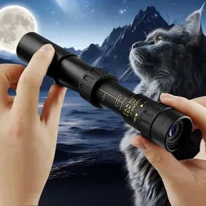 10-300x40 Zoom Telescope, HD 4K Portable High Magnification Binoculars, Professional Single Tube Bak4 Prism, Ideal for Hunting Camping