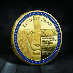 1 Count Lion of Judah Challenge Lucky Coins Perfect Gift for Collectors and Men, Historical Memento Durable Metal Coin