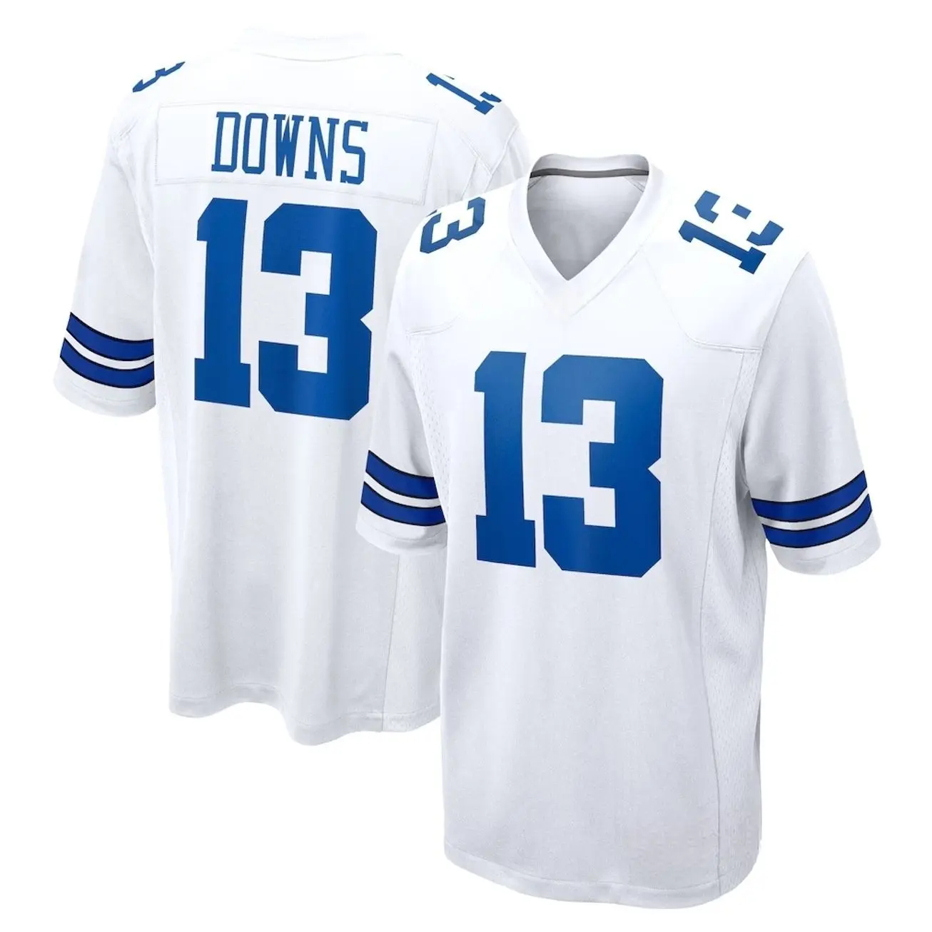 Unisex American Football Jersey Inspired Downs Dallas Team Premium Game Day Sports Style Bold Number Design Breathable Athletic Top for Fans Casual Wear Tailgate Outfits Game Jersey