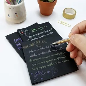 4 Pack Simple Sticky Notes, 200 Sheets, Home School Office Supplies, Smooth Surface, Easy to Stick, Durable Multi-Functional