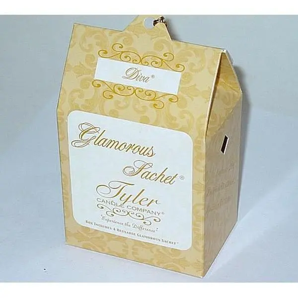 Tyler Candle Glamorous Sachet Box of 4 - Diva