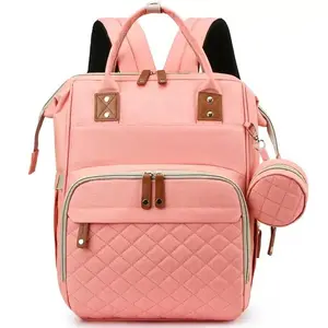 Baby Diaper Bag Backpack Diaper Bag Multifunctional Waterproof Diaper Bag with Changing Station Travel Diaper Backpack