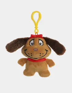 DR. SUESS DR. SEUSS Max Clip-On Plush Keychain, Brown