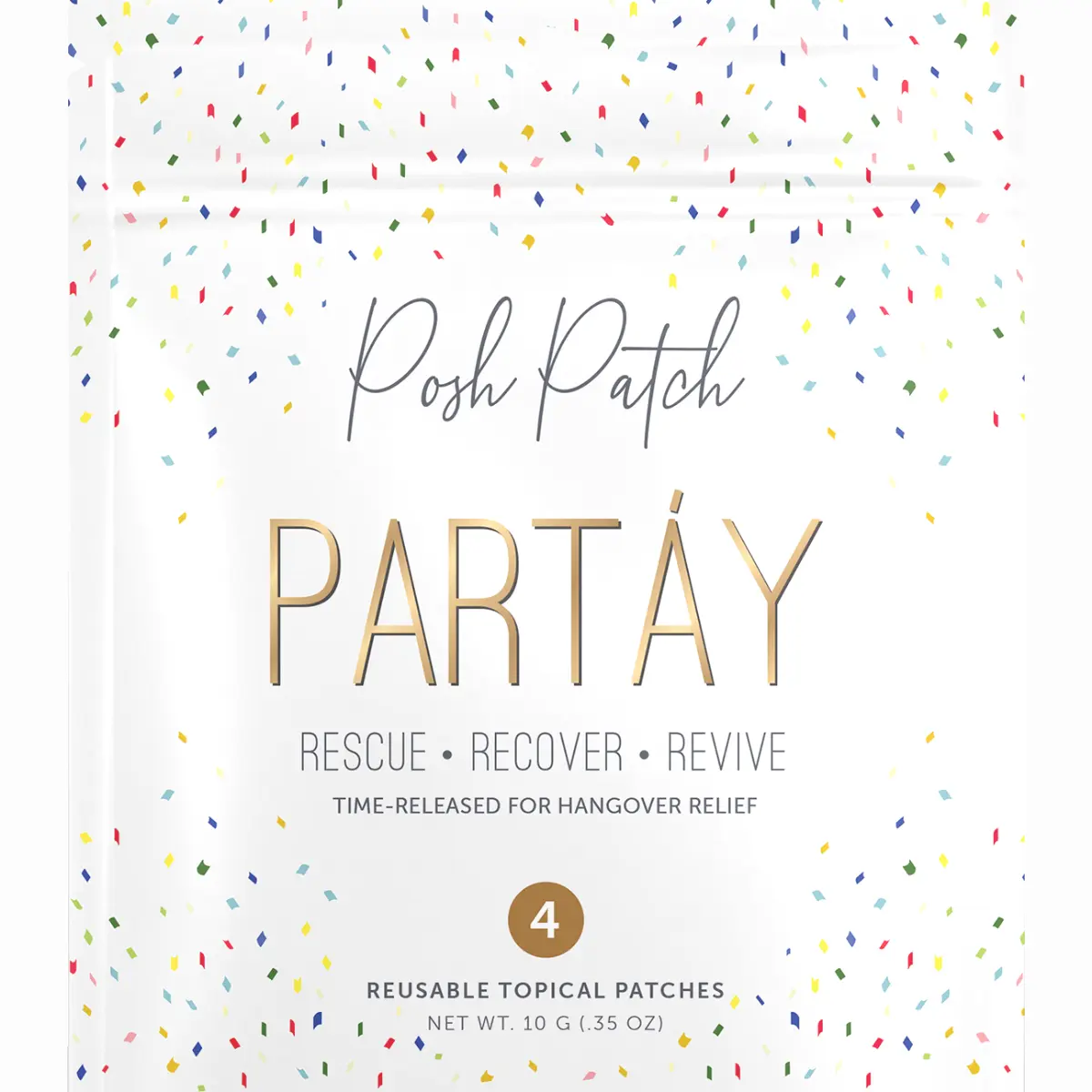 PARTÁY: Topical Vitamin Patch for Hangover Relief and Prevention