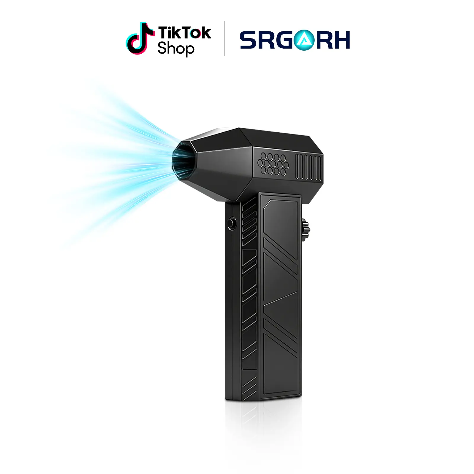 SRGARH Powerful Cordless Miniaturized Portable Turbo Fan - High-Speed Handheld Rechargeable Type-C Charging Fan for Car, Electronics Cleaning, Powerful Turbo Fan, Cordless Turbo Fan