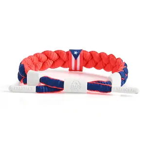 "Puerto Rico" Braided Bracelet