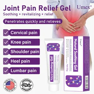 Uemx Joint Relief Cooling Gel Cream | Infused with Menthol & Frankincense | Soothes Discomfort in Knees, Back, Neck & Shoulders | Deep Relief, Moisturizing Care & Refreshing Comfort