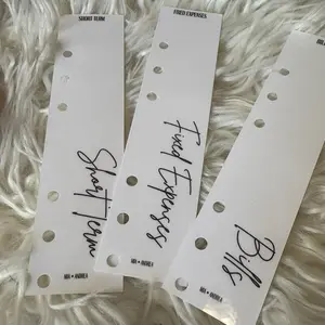 A6 Bookmark for Categories - Stylish & Functional Page Markers for Notebooks and Journals