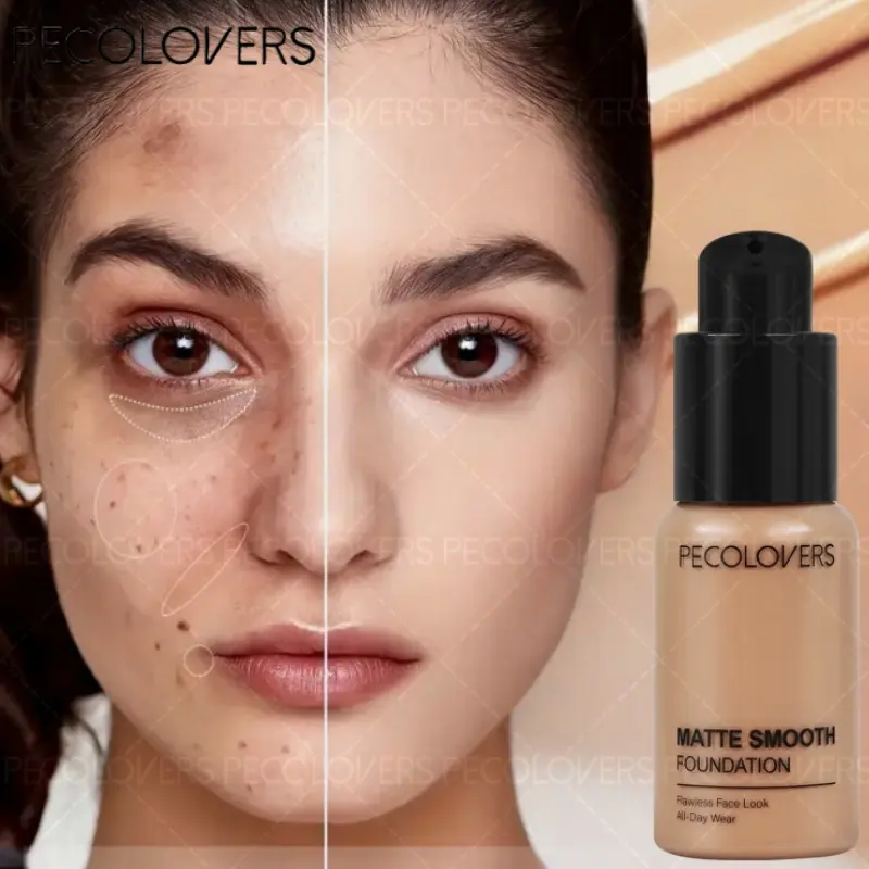 1PC Face Makeup Foundation Makeup Base Liquid Foundation Longwearing Concealer Whitening Moisturizer Oil-control Cosmetics, Moisturizing Concealer