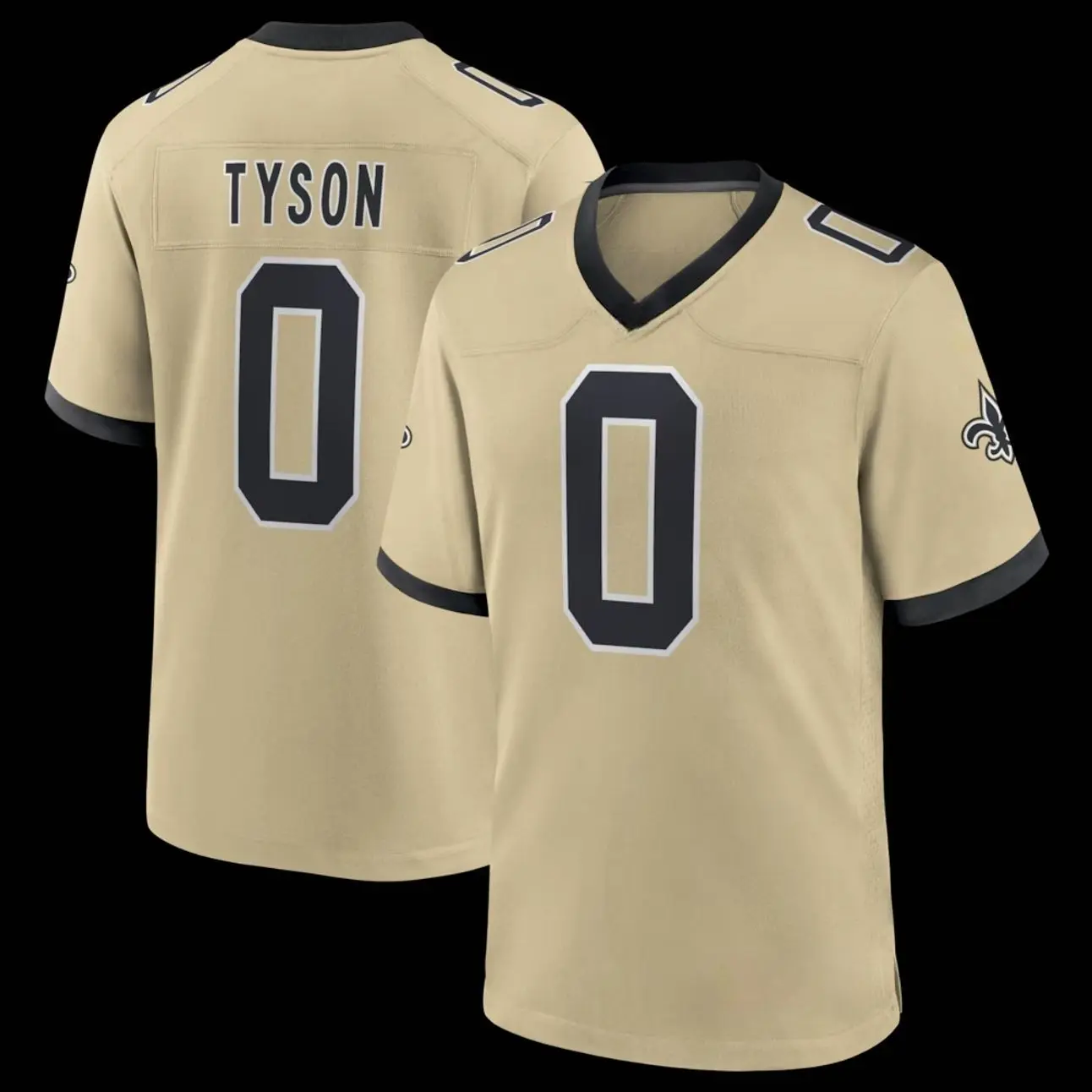 Unisex Football inspired by Tyson 0 New Orleans Draft First Round Pick No. 8 Alternate Game Jersey - Gold