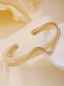 Elegant Open Bangle Bracelet, High-End Luxury Feel, Versatile Fashion Accessory, Unique Design, Stylish Women's Hand Jewelry, Elegant Minimalist Bangle