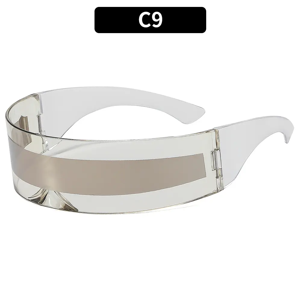 C9-transparent Frame White Mercury