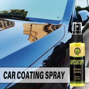 Car Ceramic Quick Detailer & Coating Spray, Nano Hydrophobic Polish, Scratch Repair Remover, Paint Protection, Universal Vehicle Use