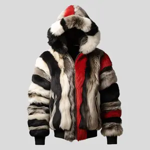 men's Luxury Fur Hooded Jacket – The Ultimate Statement Piece for Bold, Stylish