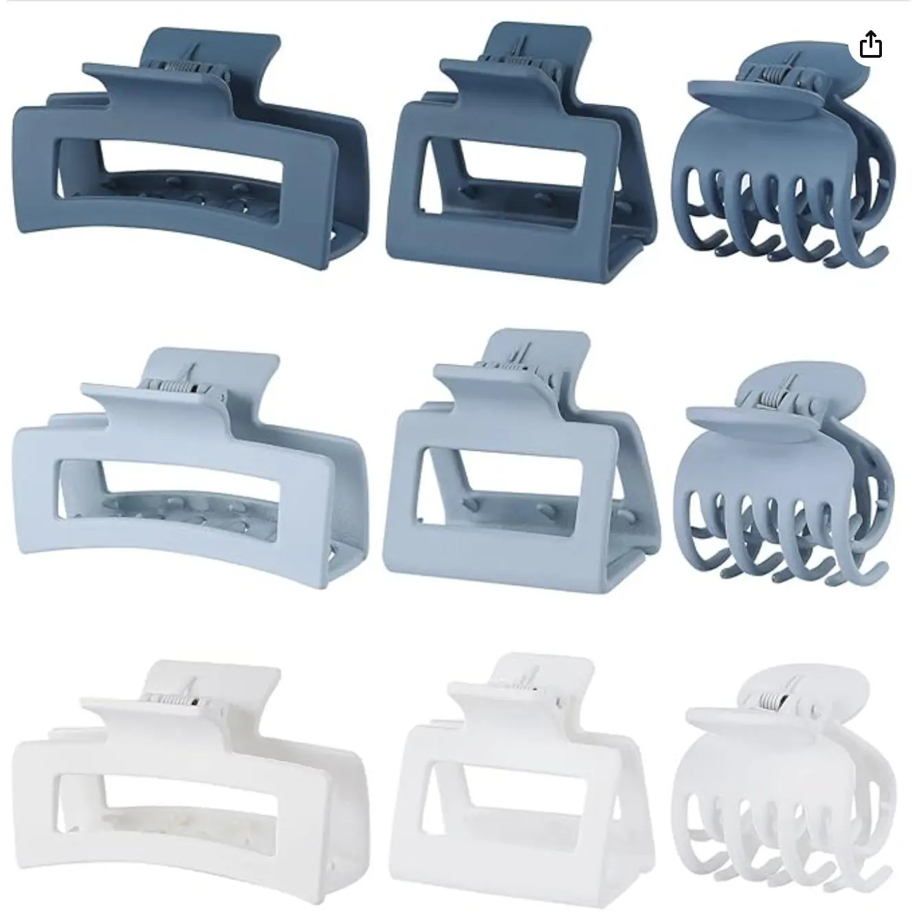 9 piece set in light blue color