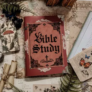 Bible Study leather journal