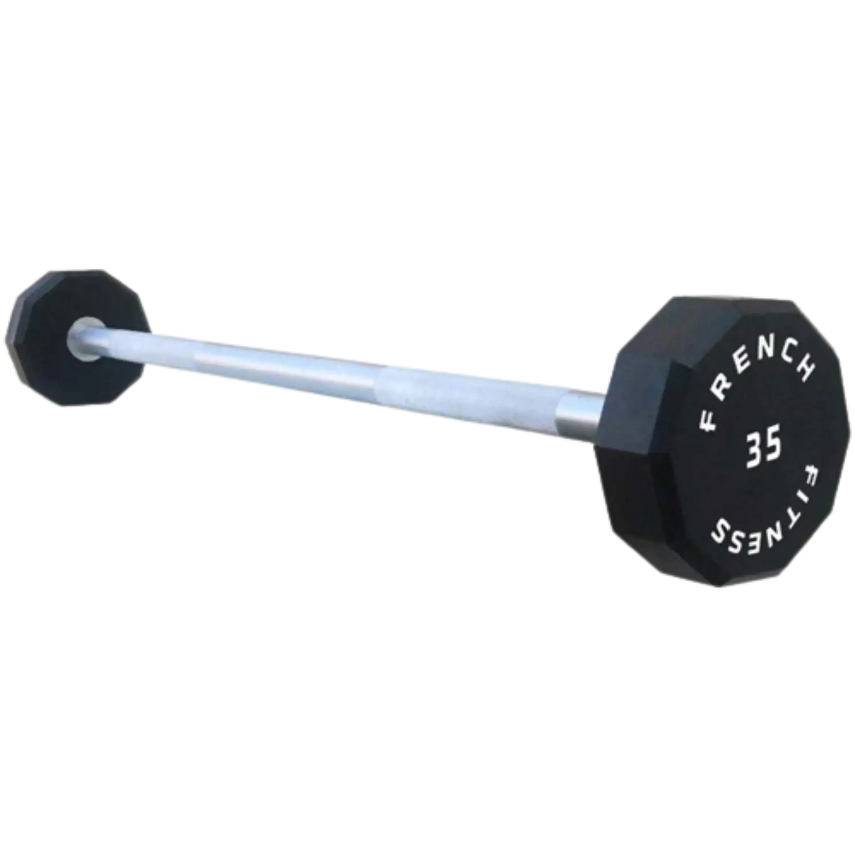 French Fitness Straight Urethane Barbell 35 lbs - Single (New)