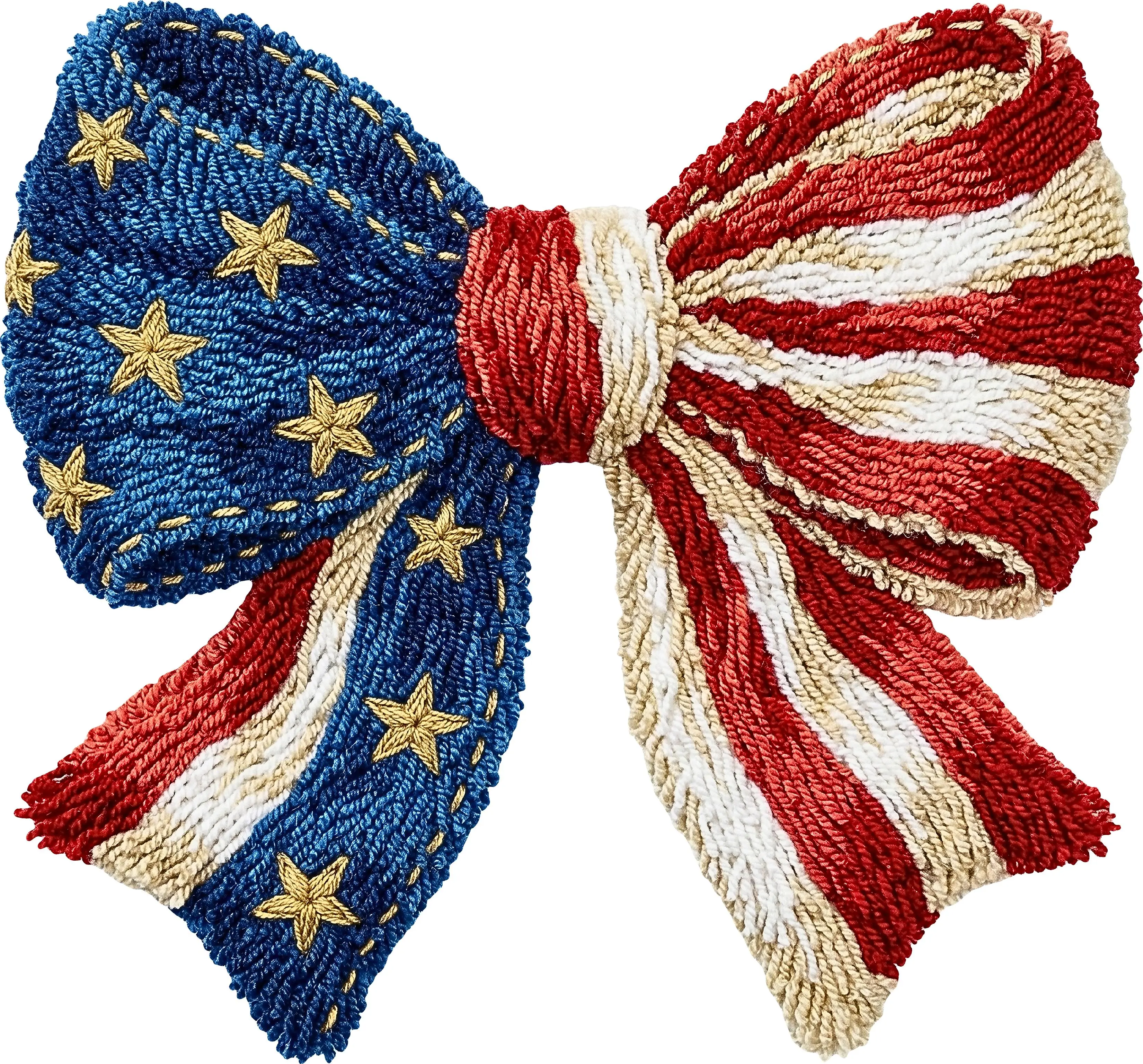 DTF Transfer - Flag Bow Multi Sizes (PA-BW001)