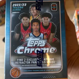 Topps Chrome 2022/23 One Pack - Find 2 Exclusive Way Wave Refractor Parallel Cards Inside one pack