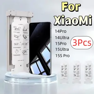 3-Pack High-Definition Ceramic Screen Protector for Xiaomi 14pro/14ultra/15pro/15ultra/15s Pro, Bubble-Free, Scratch-Resistant, Easy Install