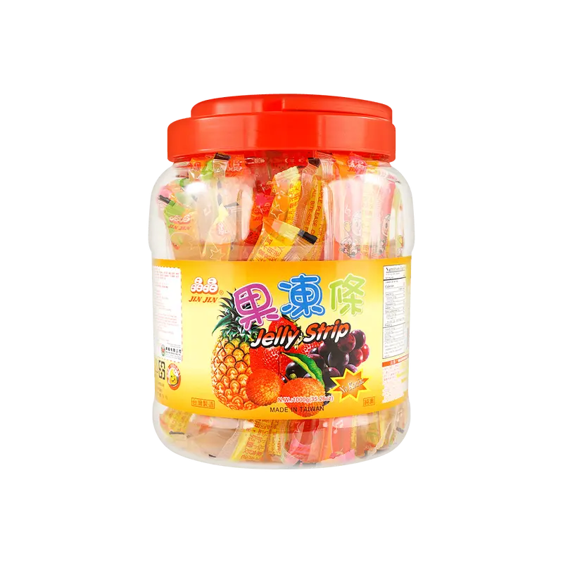 JINJIN Jelly Stick Jar 1000g - Delicious Snack and Dessert
