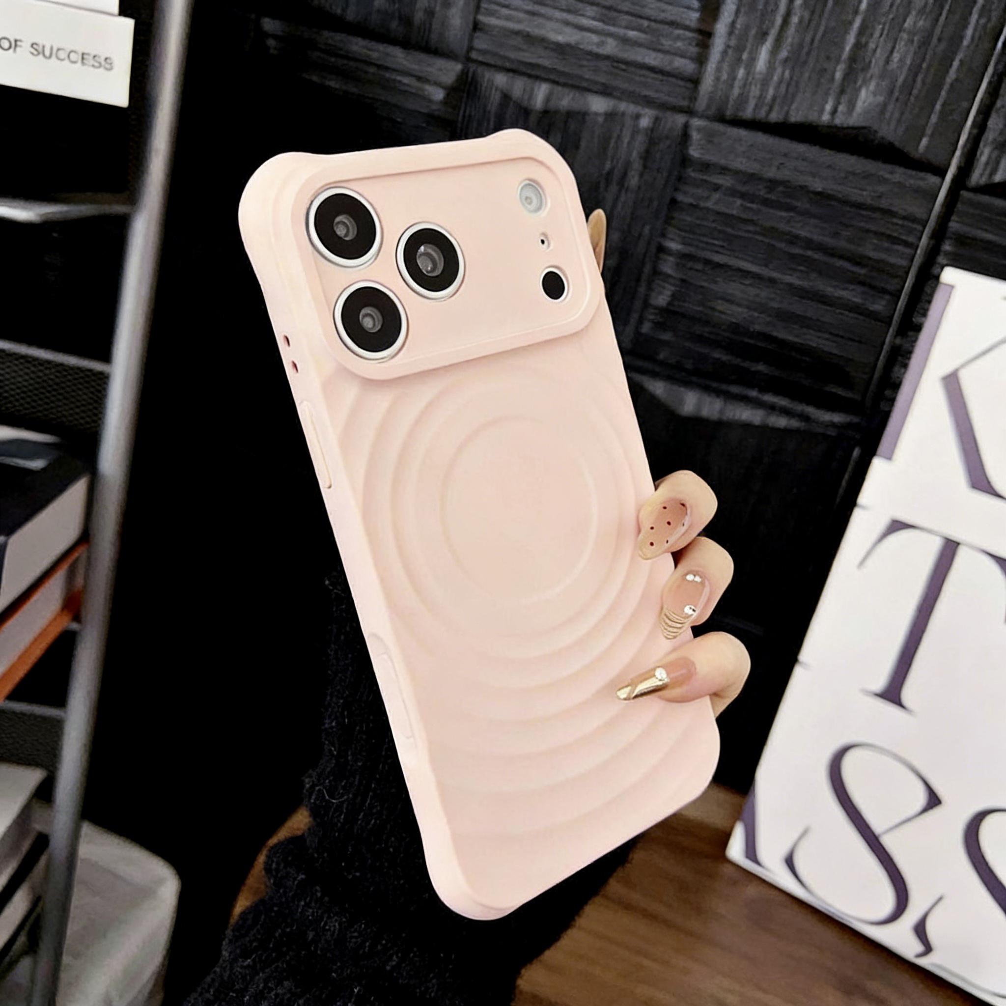 MagSafe Compatible Cute iPhone Case, Military Grade Shockproof 4-Corner Anti-Drop Protective Cover Skin-Friendly Slim Case for iPhone 17 16 15 14 13 Pro Max Air