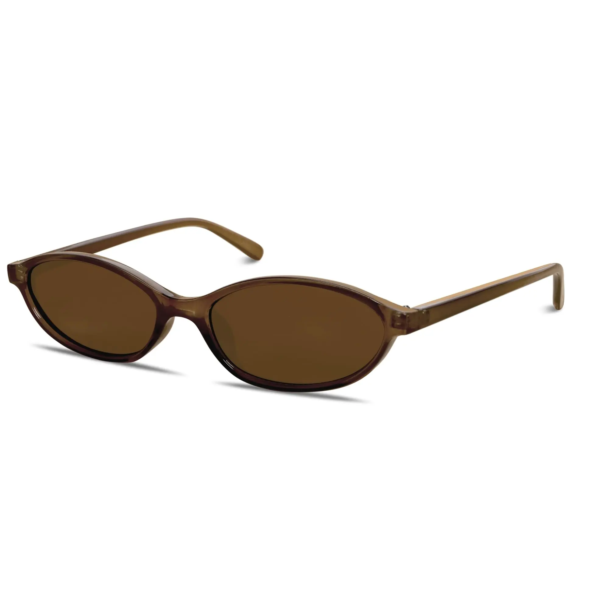 WOWSUN Women's Retro Oval Small Cat Eye Sunglasses, UV400 UV Blocking Eyewear, Trendy Casual Sunglasses, Casual Style Fashion Accessory, Casual Style Eyewear