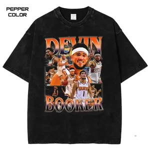 Devin Booker Graphic Tee, Basketball Classic T-Shirt, Game Day Shirt,Unisex Streetwear Tee, cotton crewneck shirt,Trending, All Size, Gift Basketball fans