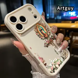 Floral Virgin Reverie Phone Case for iPhone 17 Pro Max 16 Plus 15 14 13 12 11 Air E Shockproof Non Slip Military-Grade Protection Silicone Cover