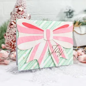 Peppermint Stripes Embossing Folder