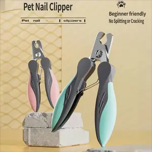 Cat & Small Dog Nail Clippers – Round Safety Hole Design Prevents Overcutting