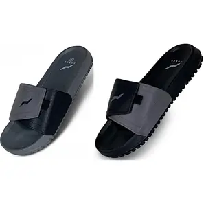 Norty Mens Casual Slide Strap Shower Sandals Summer Comfort Slip On 42395 Shoes for Beach Shower Athletics Runs 1 Size Small