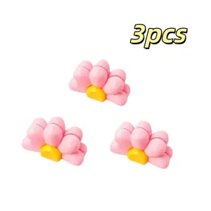3-Pack / Daisy Photo Clips, Simple Creative Desktop Frame Stands, Fits Polaroid Small Photos, Bedroom Office Decor, Gift for Friends