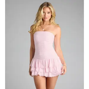 More To Come Tube Skater Dress