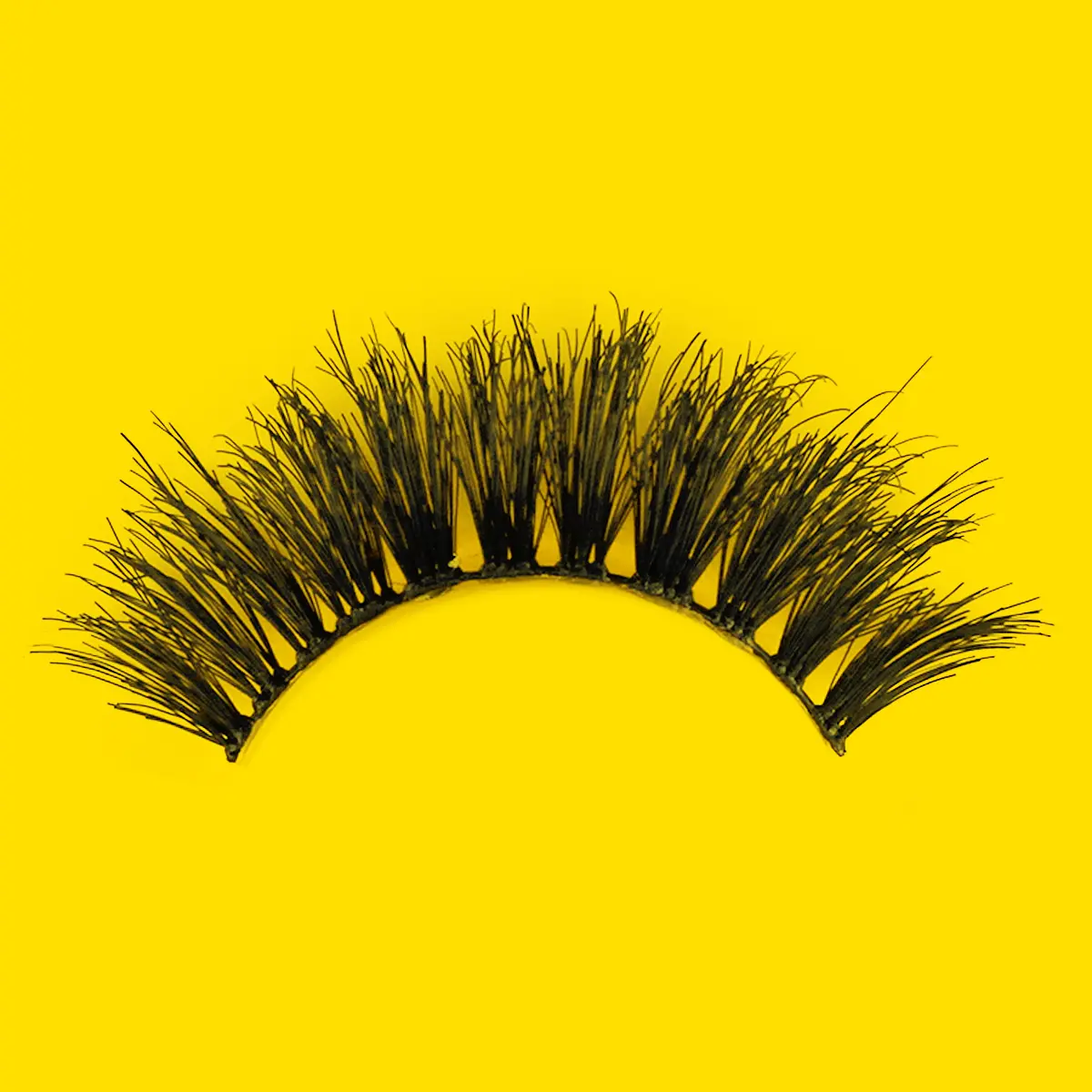 Boldface Makeup Super Stacked Not So Basic Eyelashes-  extra fluffy, human hair, thin band, 10mm inner length, 16mm Center Length, 10mm Outer Length, 31mm Band
