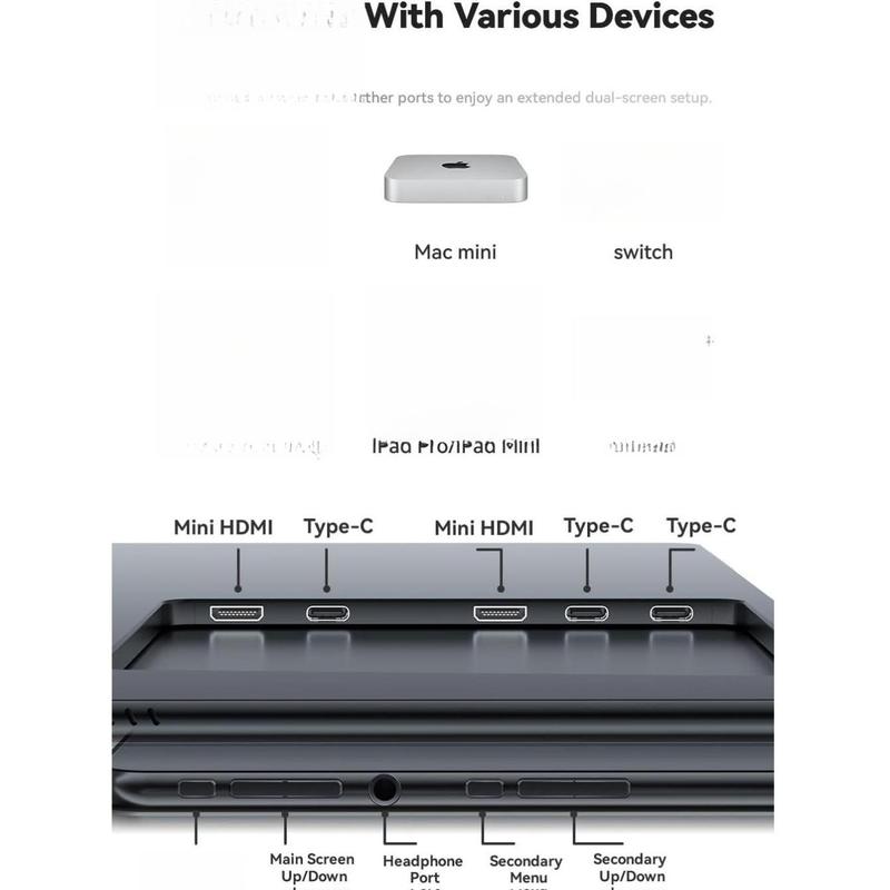 EHOMEWEI X1 Air, 14.2 Inch 2.8K IPS Display, 90Hz Dual-Screen, 400 Nit Brightness, 100% sRGB (Dual-Screen 14.2" No-Touch, 14.2")