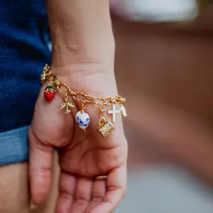 Custom Charm Bracelet - Personalize Your Jewelry with Curated Charms & High-Quality Chains for Everyday Wear or Gifts Handmade in the USA