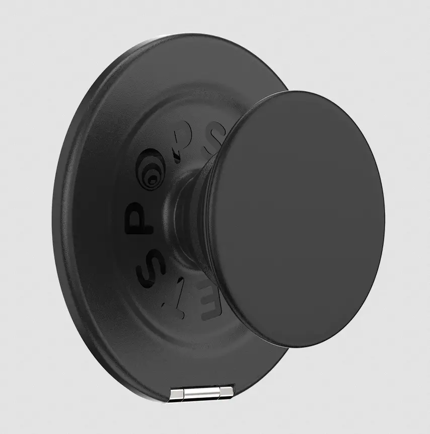 PopSockets MagSafe Kick-Out Grip & Stand, Black Mobile Phone Accessory for Phones