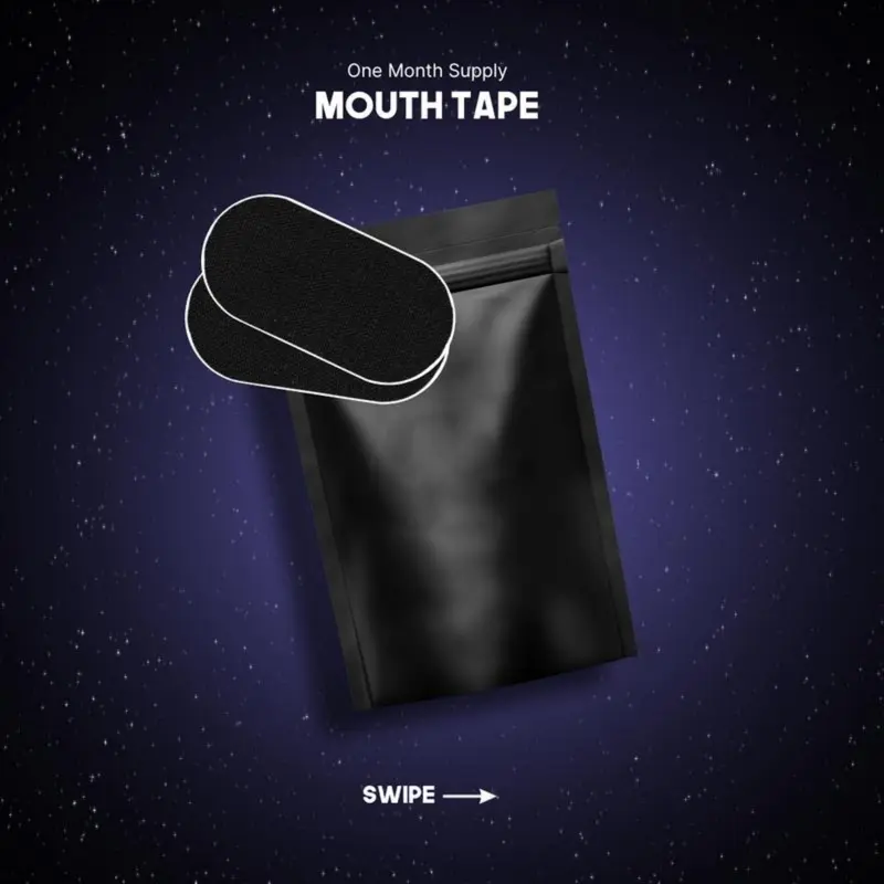 Breath Mouth Tape Gentle Micropore Tape 30 Count - Pain-free Removal & Gentle Adhesion for Skin - Mother's Day Gift